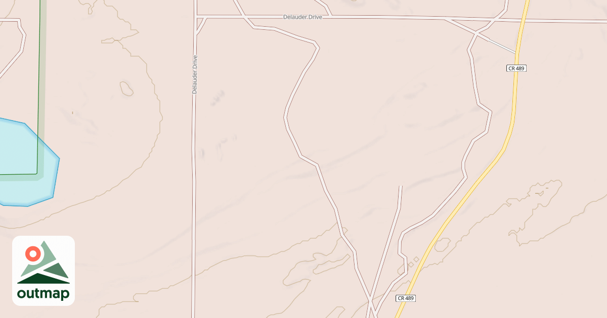 Map of Bummers Roost Trail