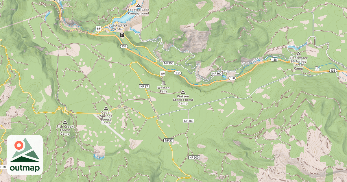 Map of BIG CAMAS
