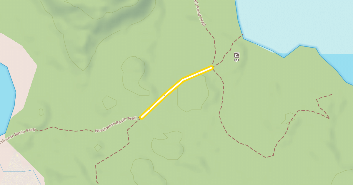 Map preview of Russell Pond Trail