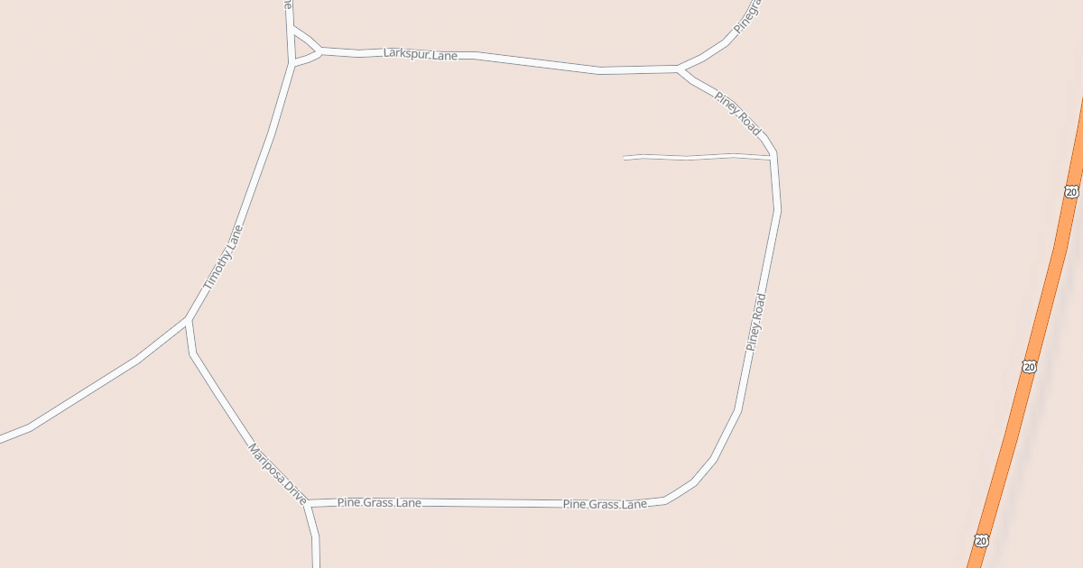 Map preview of PINEY