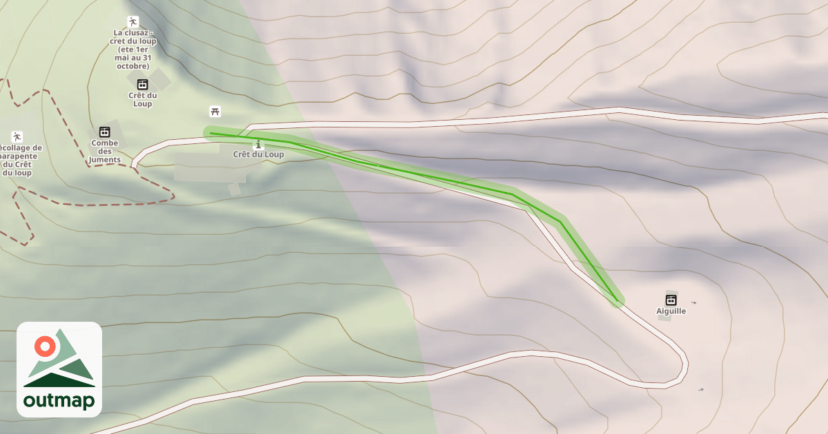 Map of L'Aiguille