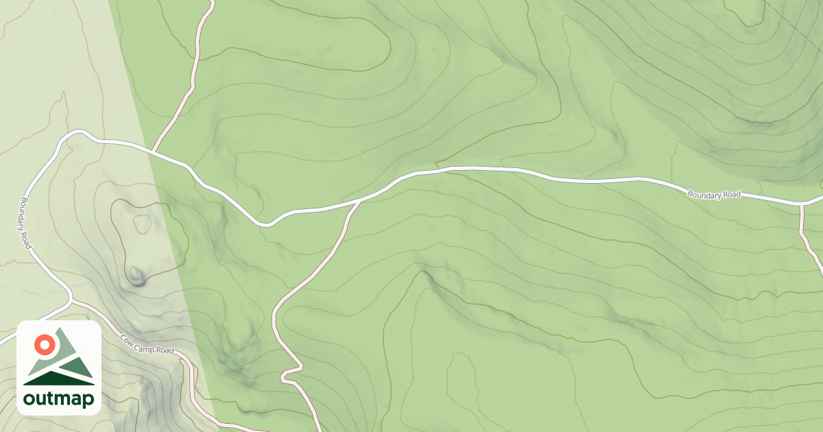 Map of BOUNDARY LOOP ROAD