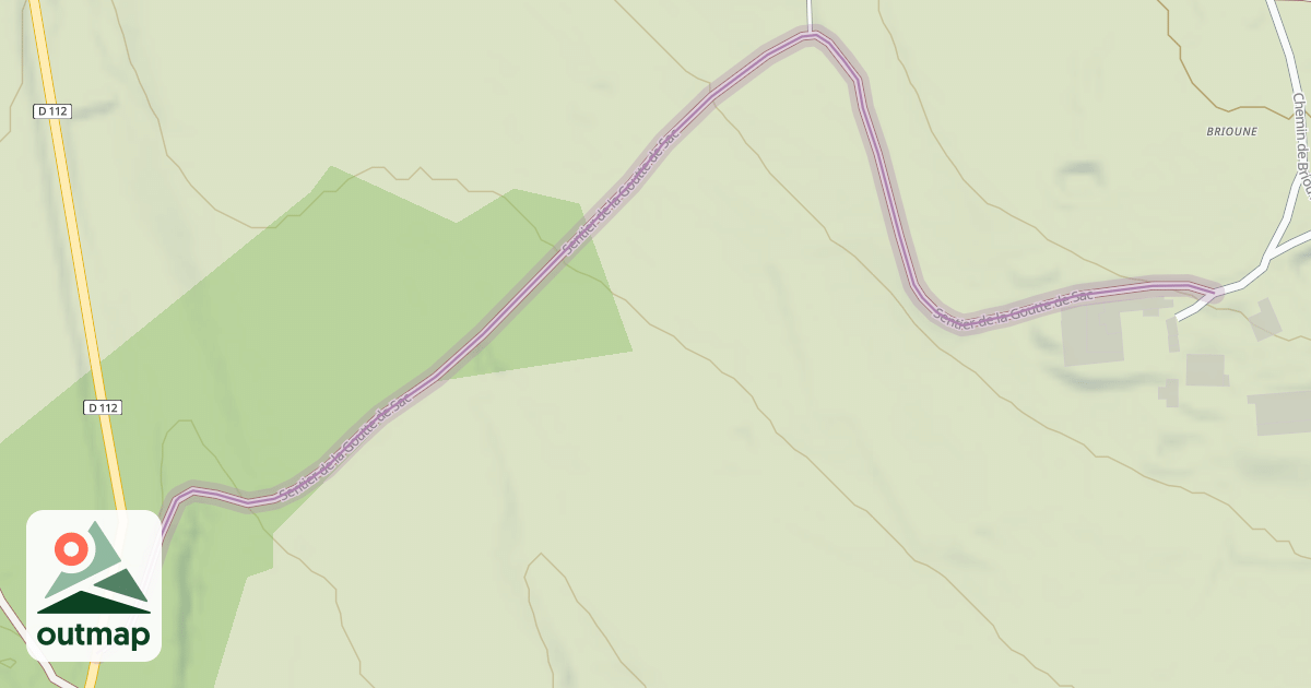 Map of Sentier de la Goutte de Sac