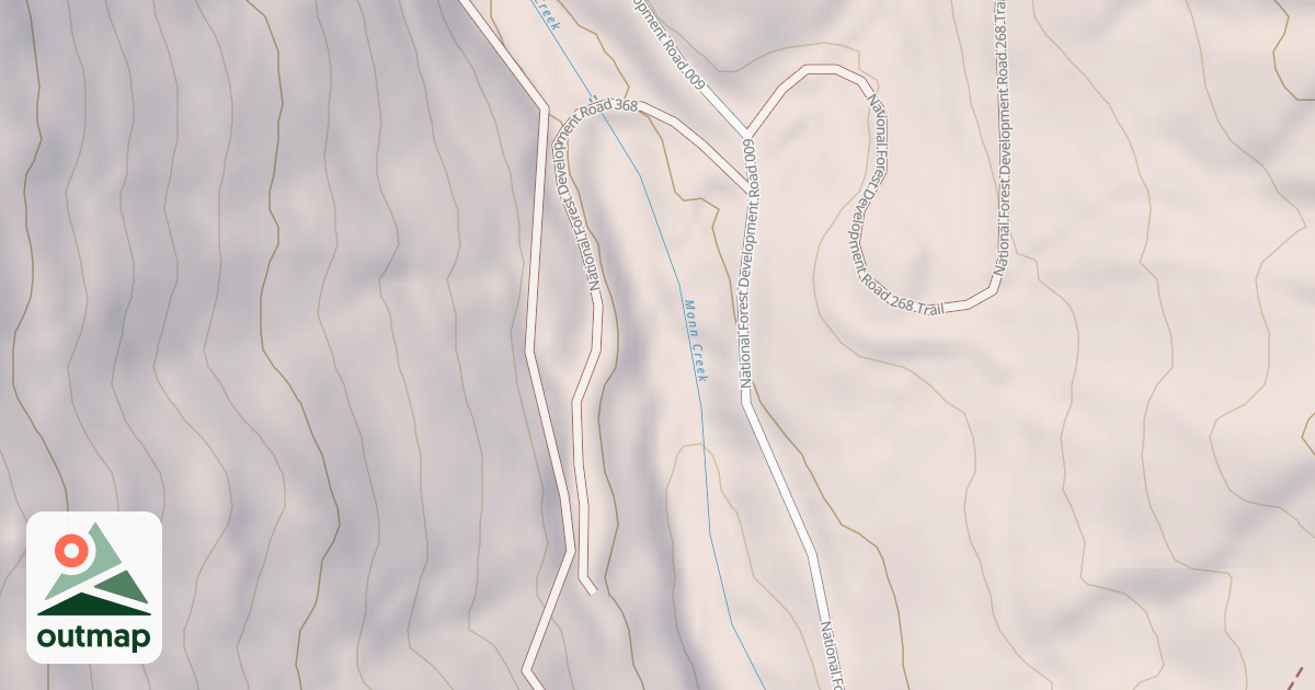 Map of ROCK BLUFF