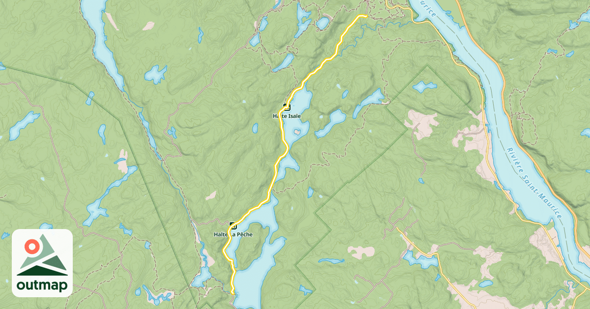 Map of 3 - Sentier National