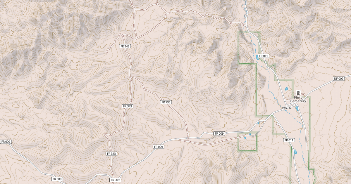 Map preview of COVE MTN