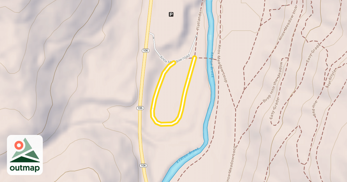 Map of Knox Meadow Loop