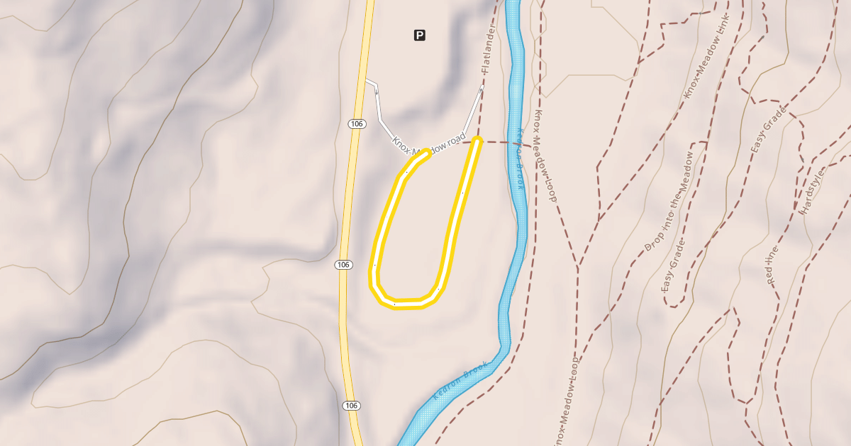 Map preview of Knox Meadow Loop