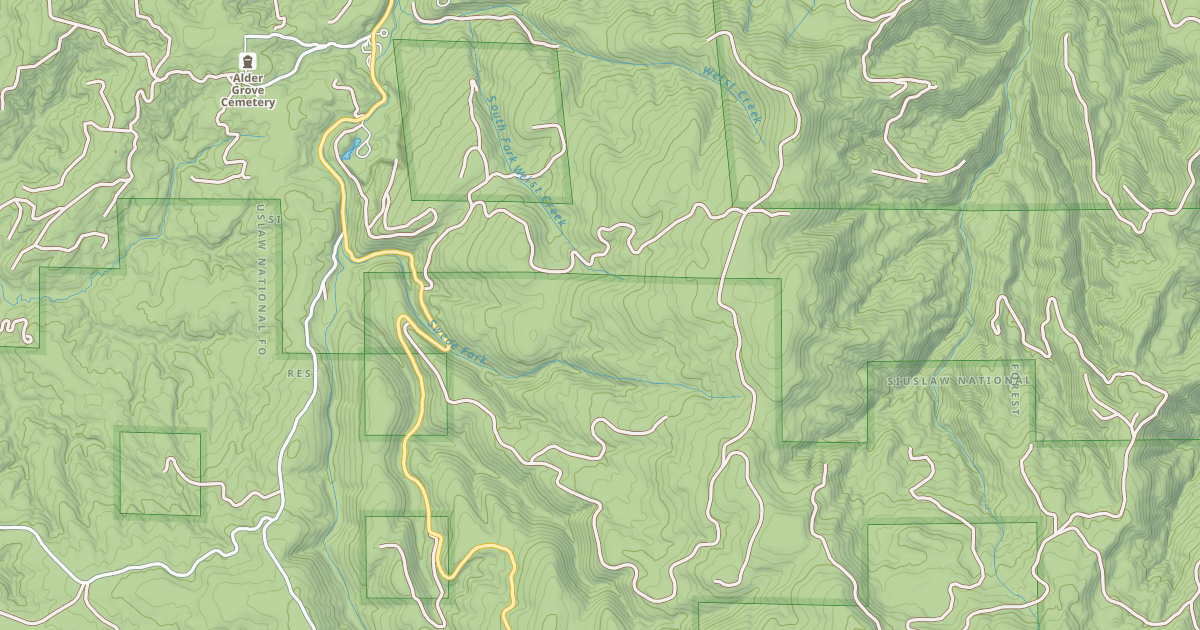 Map preview of USFS Motor Vehicle Use Map Roads {9F60C898-F000-43E4-9102-EC88CC7BDE55}