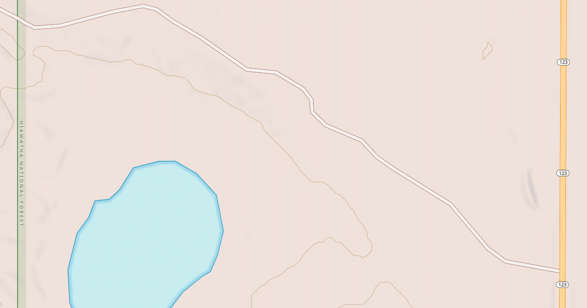 Map preview of DEER FOOT LAKE