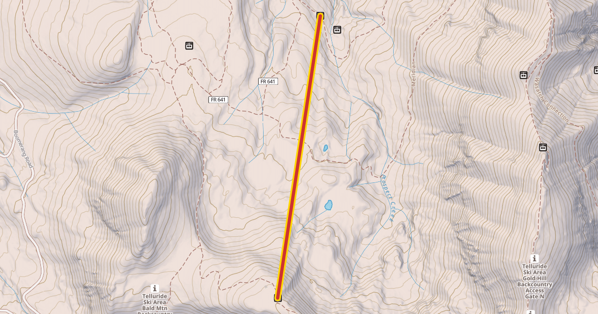 Map preview of Prospect Express