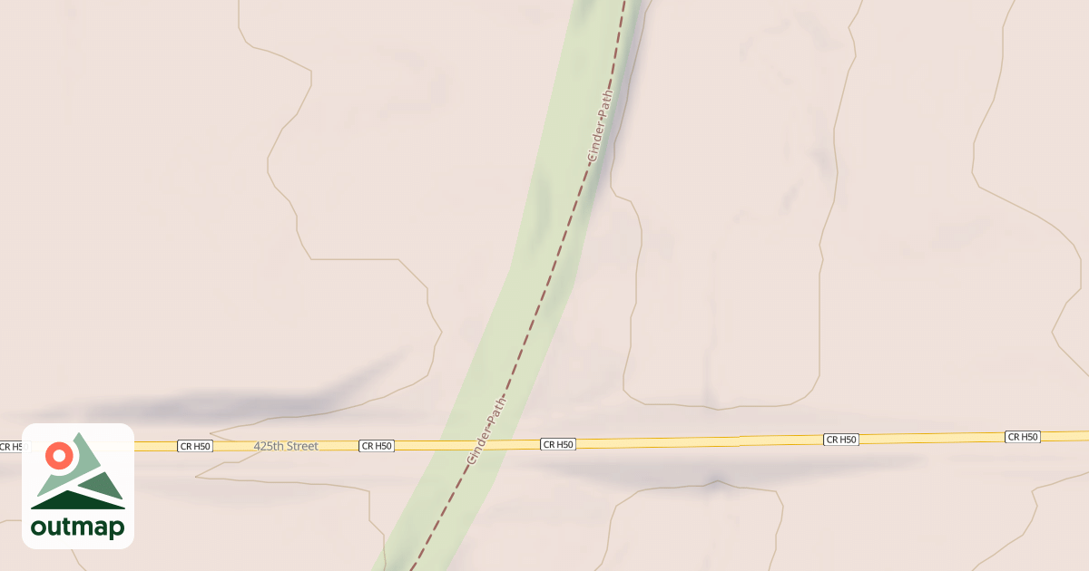 Map of Cinder Path Trail
