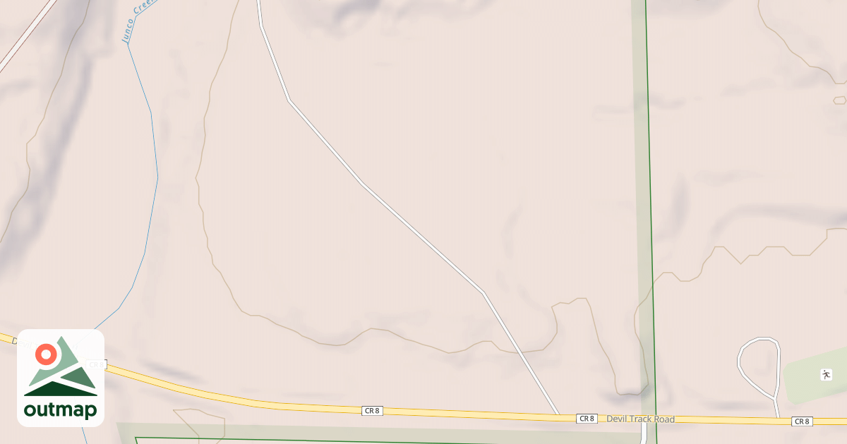 Map of DEVIL TRACK SPUR E