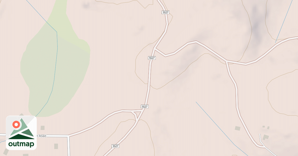 Map of BUCHENAU CABIN A SPUR