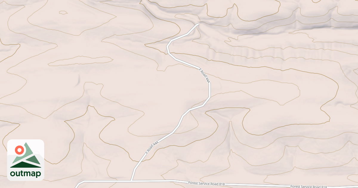 Map of CALLAHAN KNOB