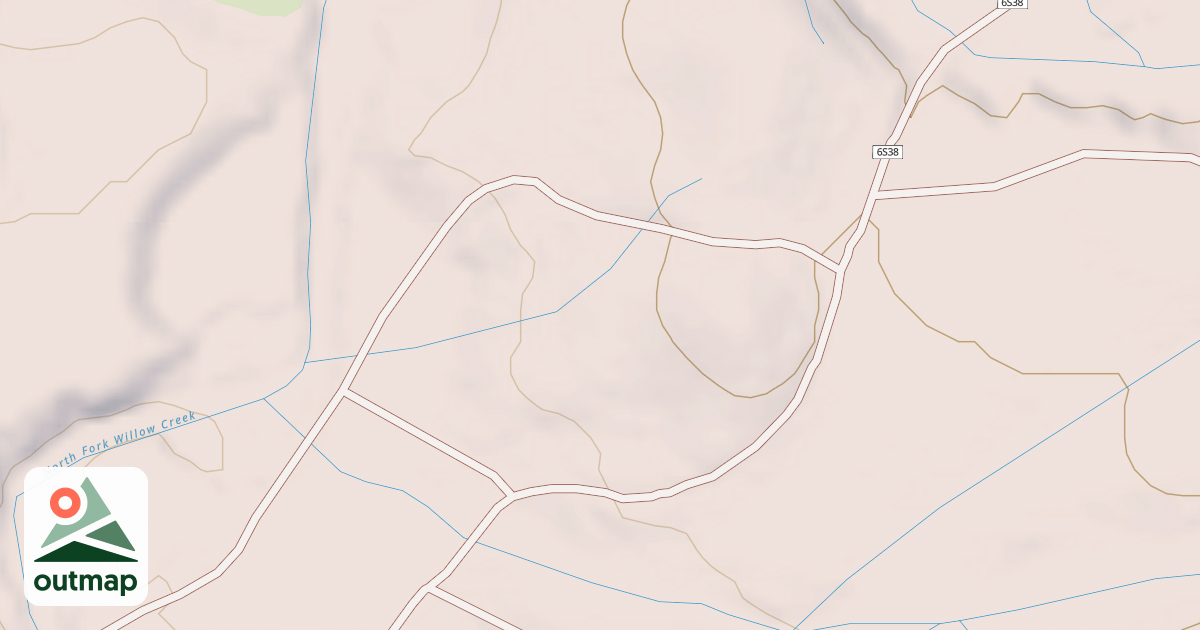 Map of BONEYARD MDW. SPUR A