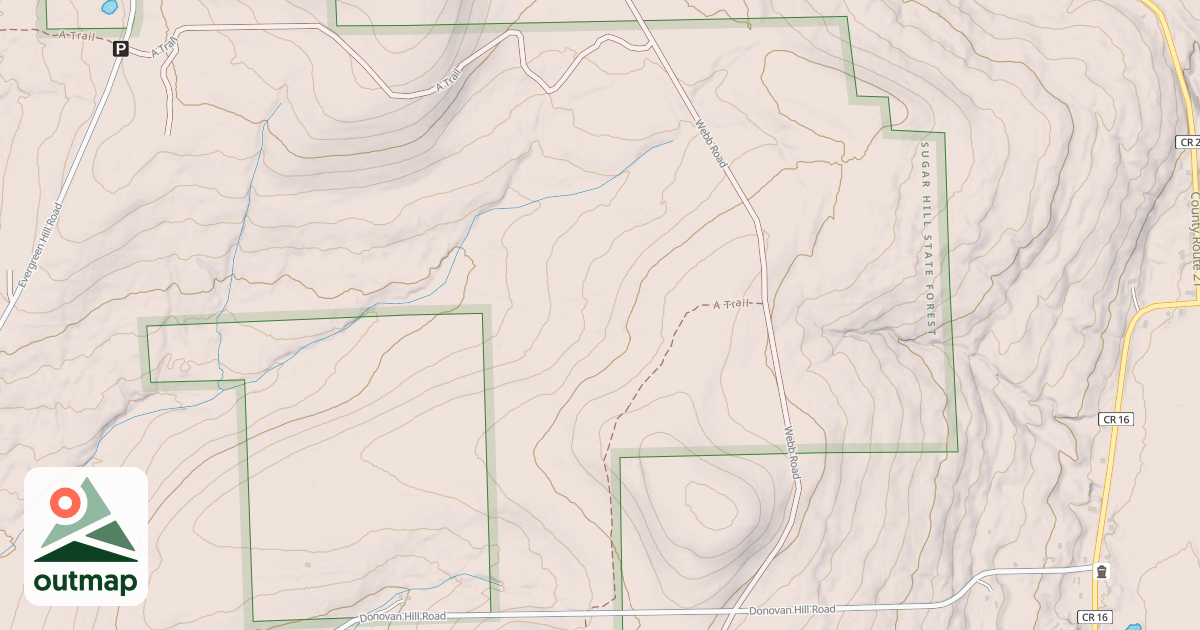 Map of A Trail