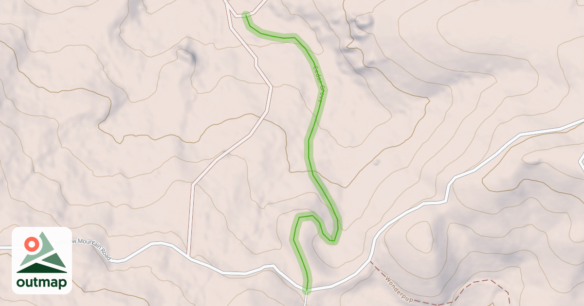 Map of Cedar Grove