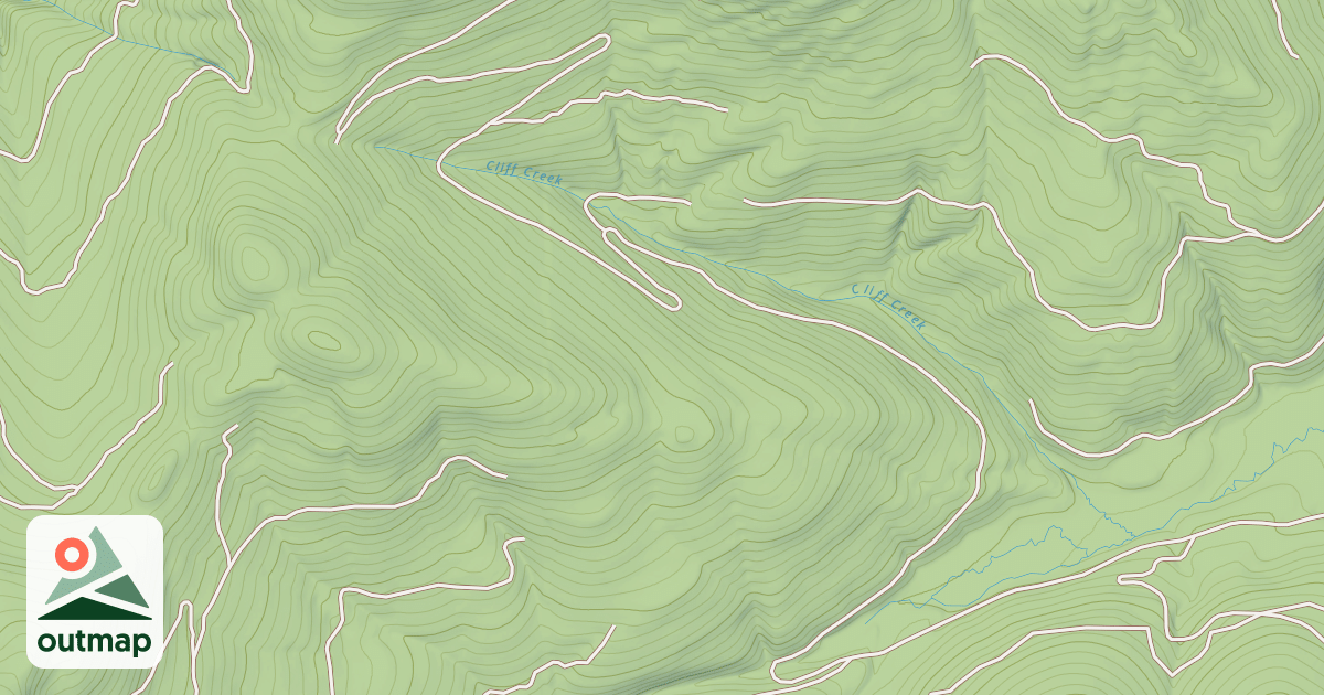 Map of CLIFF CREEK