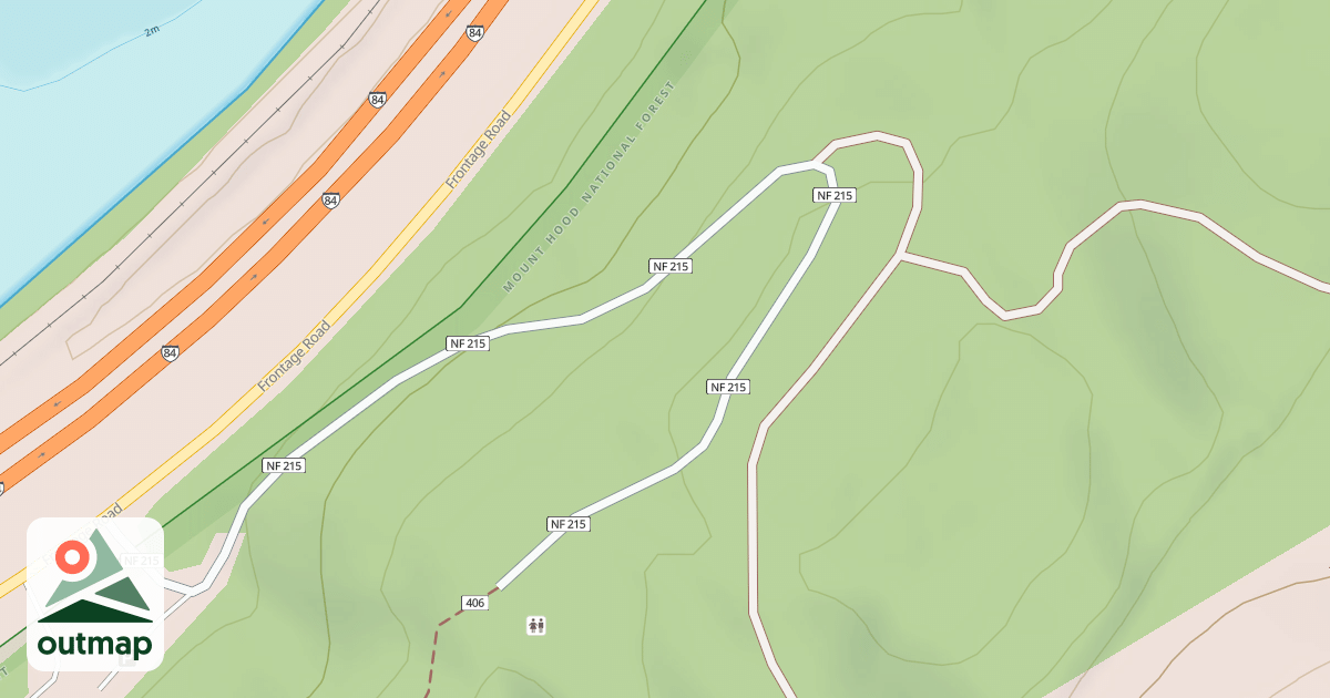Map of HERMAN CREEK CG