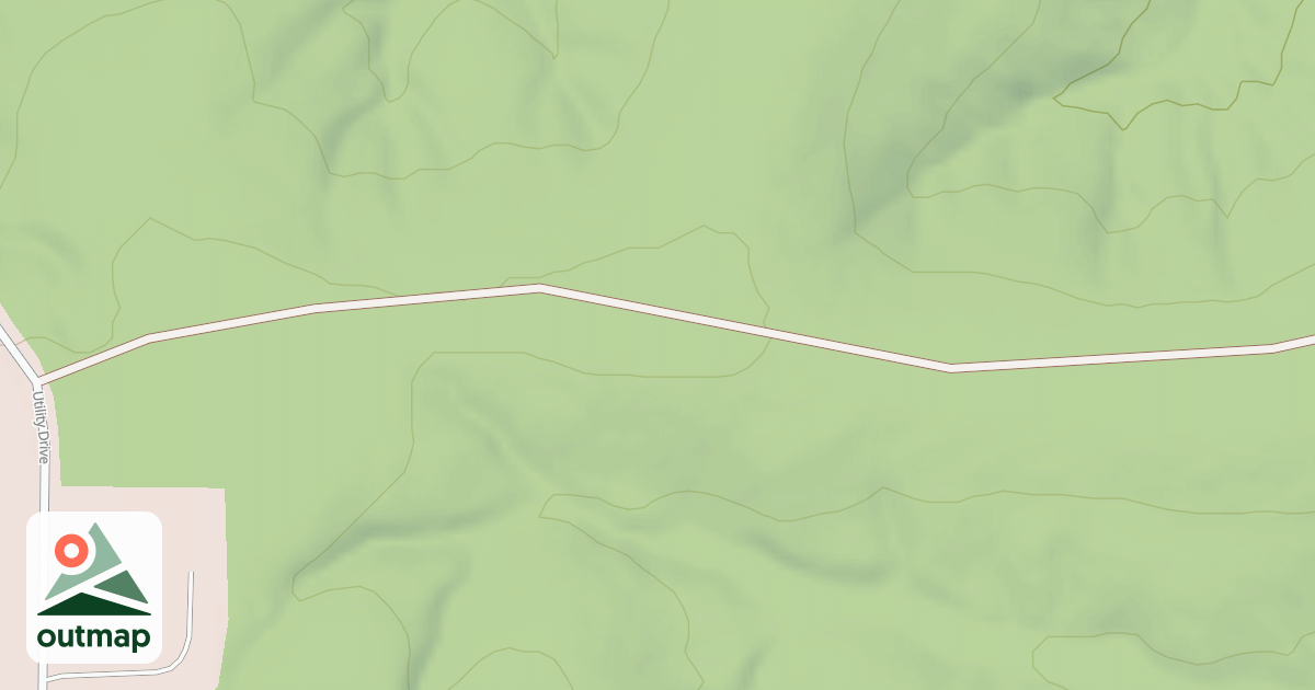 Map of DRY BRANCH WEST