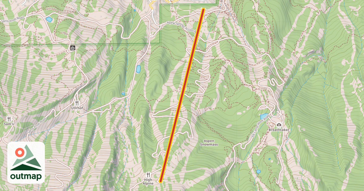 Map of Alpine Springs