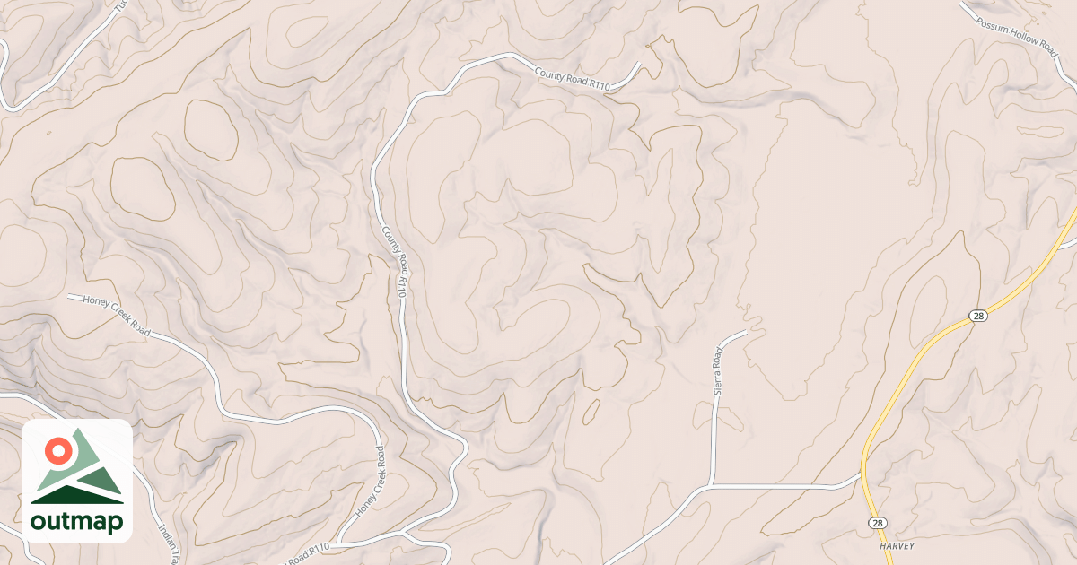 Map of HAZEL SPUR