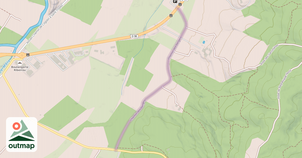 Map of Chemin des Bergers