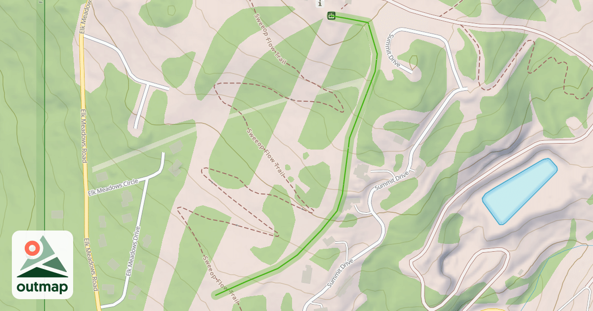 Map of Glacier Glade