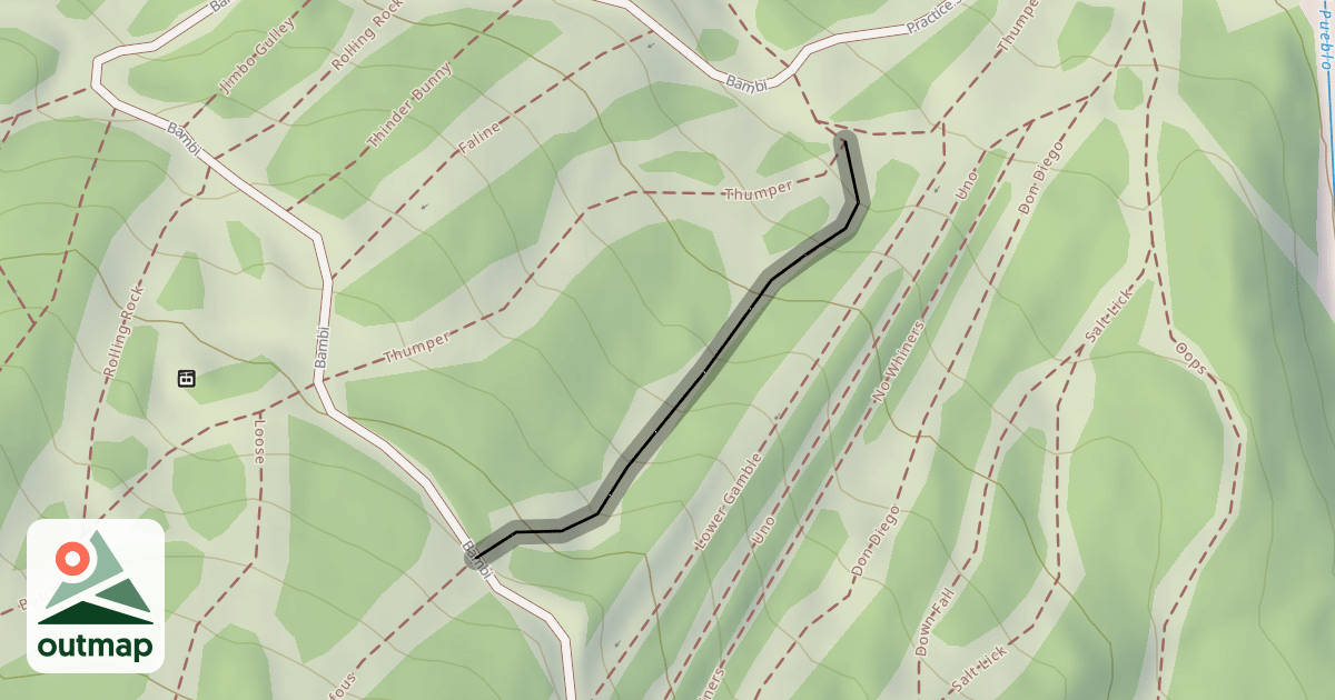 Map of Paul's Folly