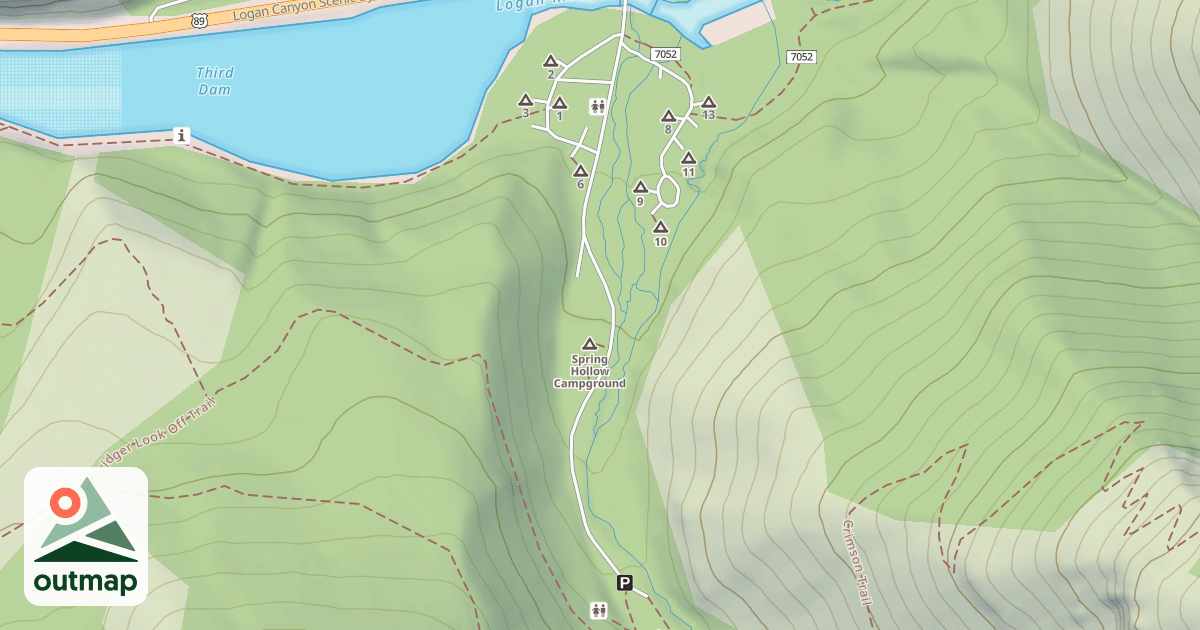 Map of SPRING HOLLOW CG-A