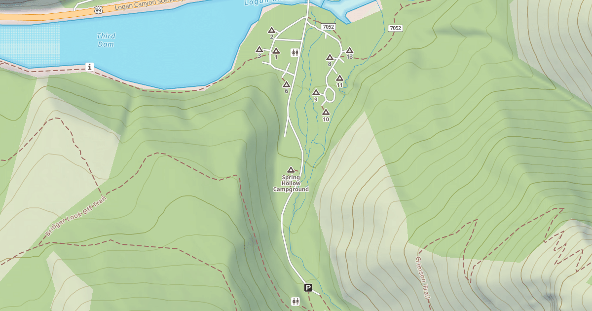 Map preview of SPRING HOLLOW CG-A