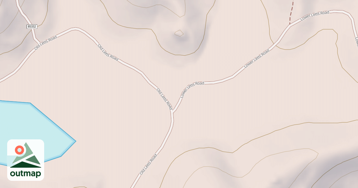Map of LOWER LETTS