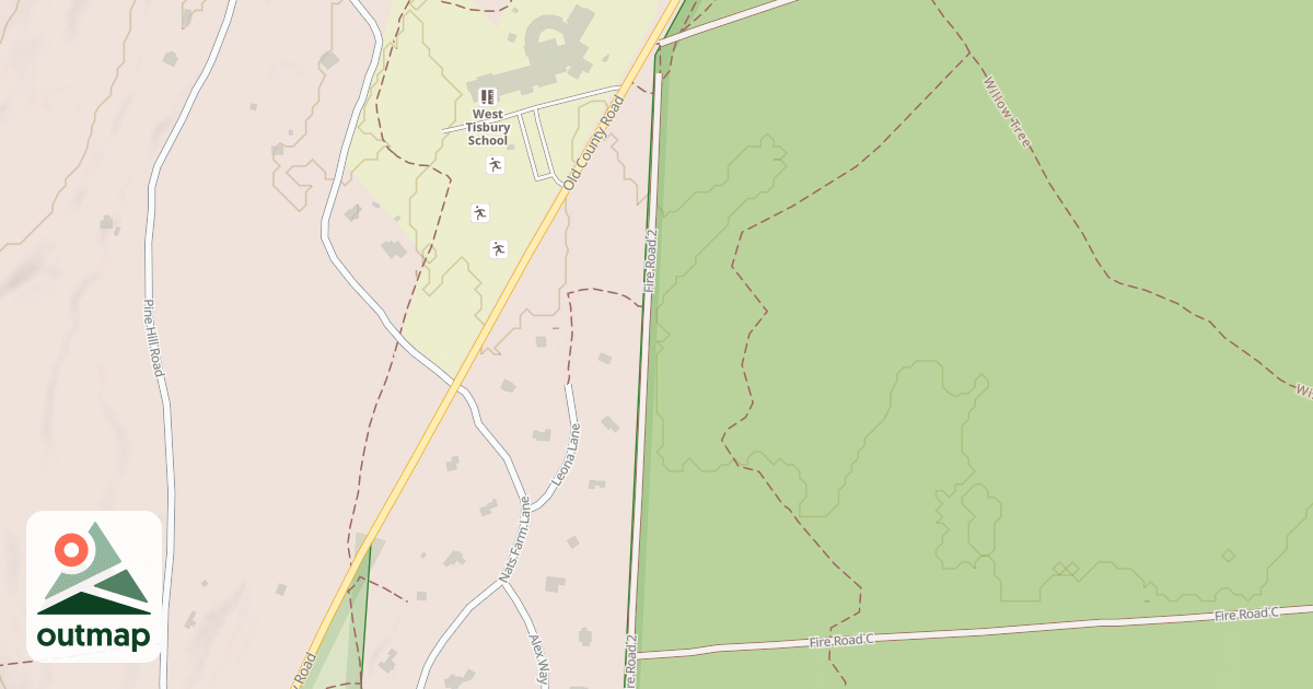Map of Correllus Bike Path