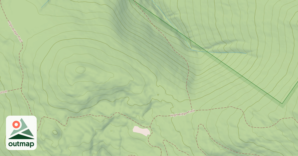 Map of High Ridge Trail