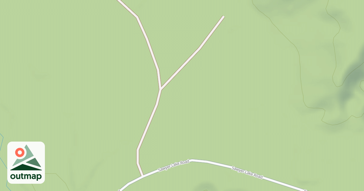 Map of SOUTH MARY LAKE SPUR