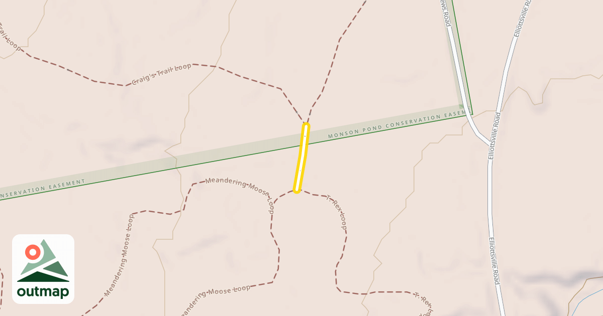 Map of Craig's Trail Loop