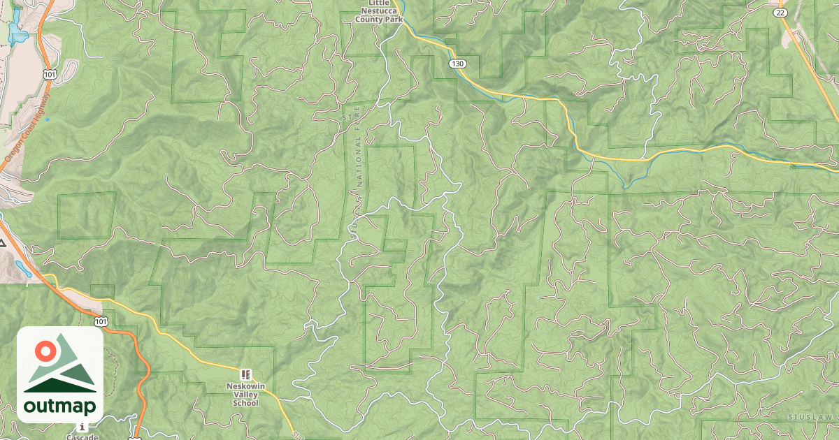 Map of WEST FORK AUSTIN