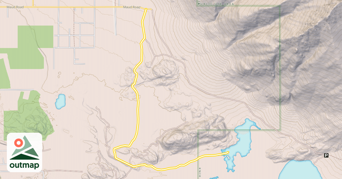 Map of Plumbley Maud Trail