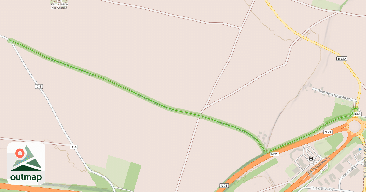 Map of Chemin de la Croix de Marqua