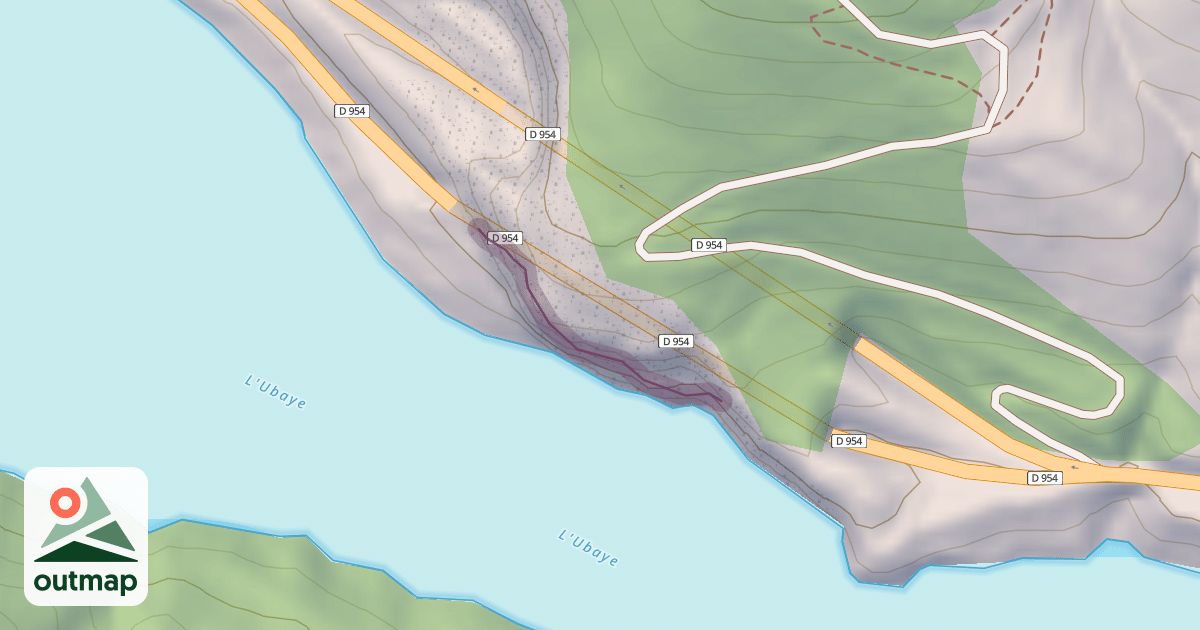 Map of La Roche Bas