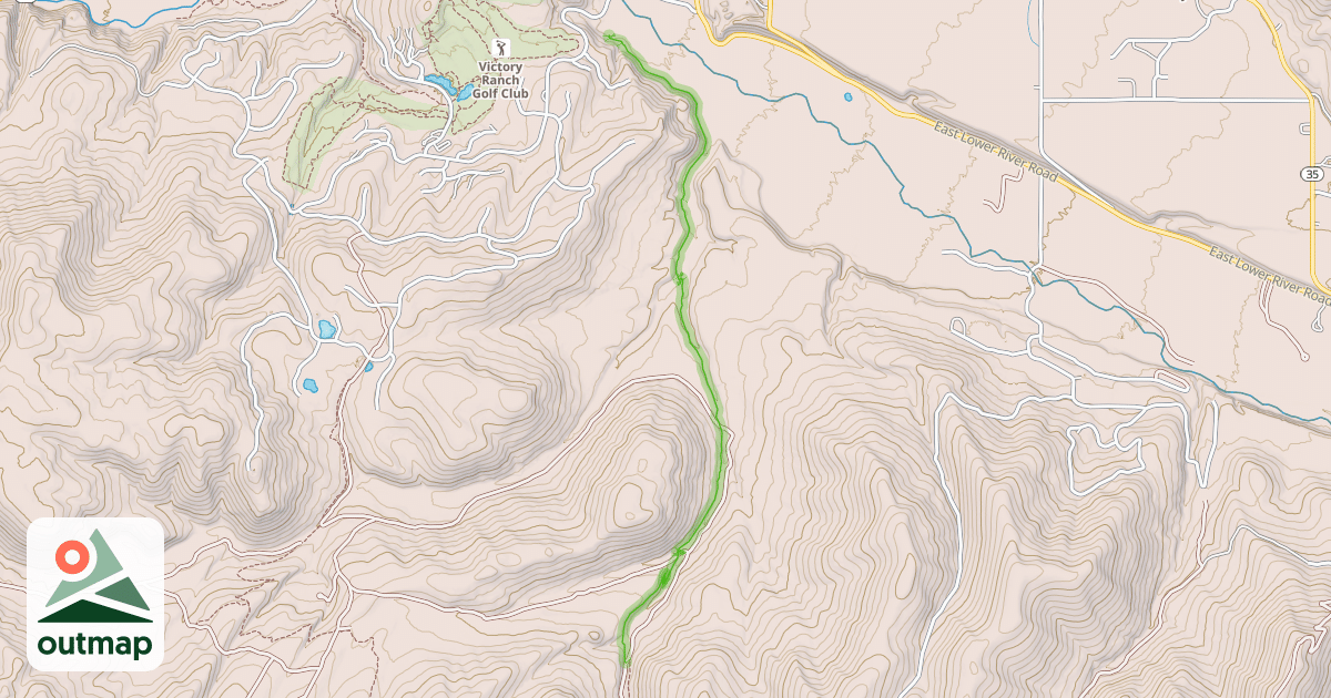 Map of Kamloops Trail