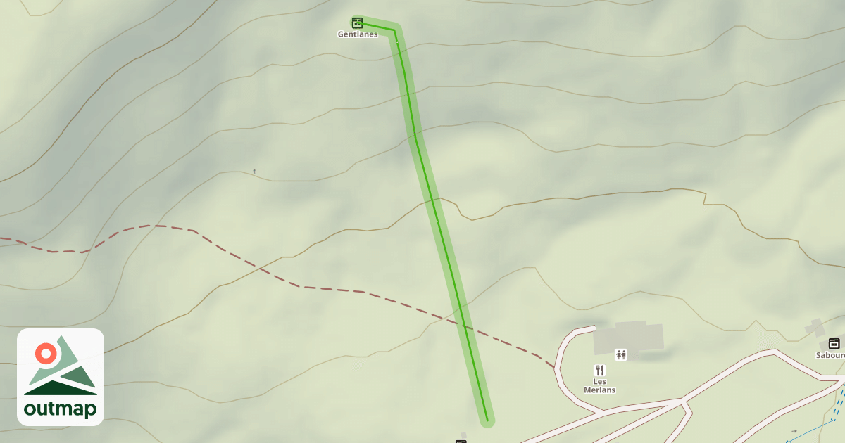 Map of Gentianes