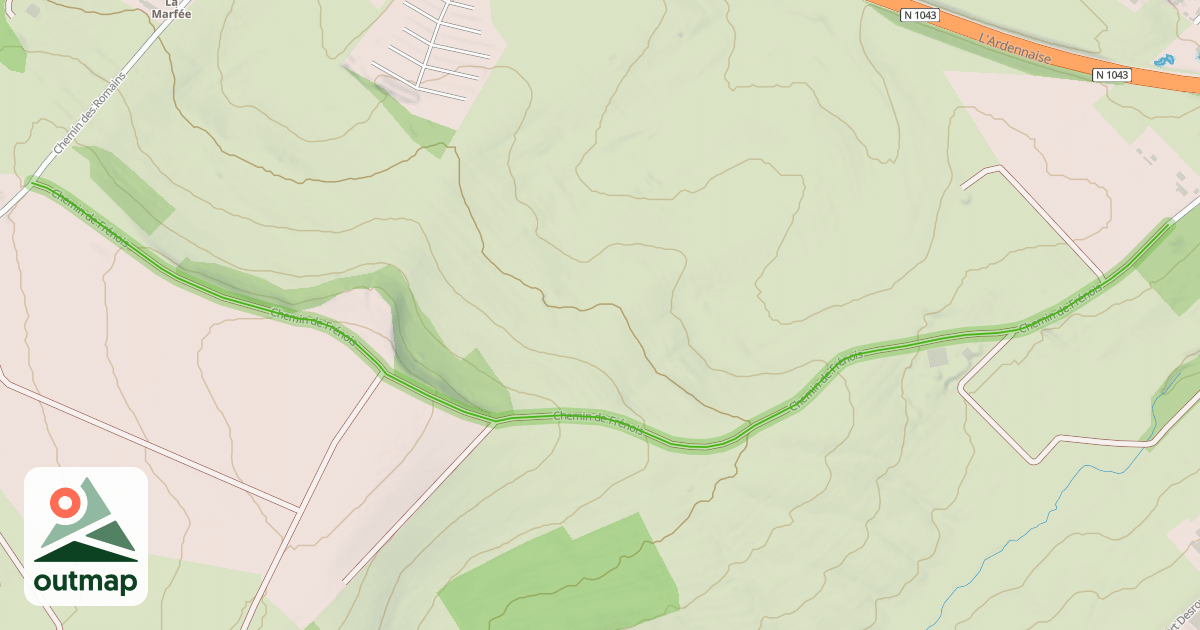Map of Chemin de Frénois