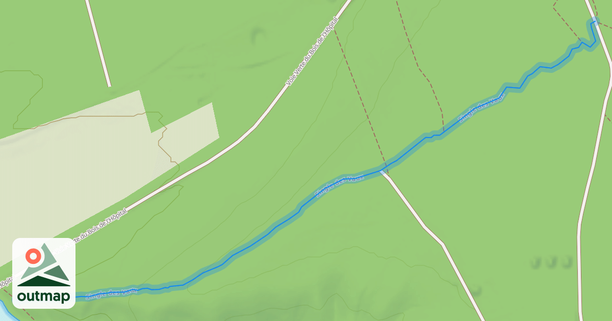 Map of Single des Vaux