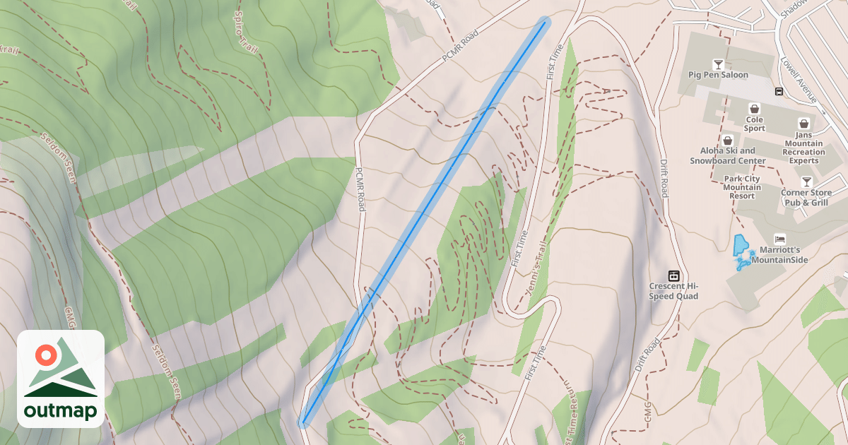 Map of Pick'n Shovel