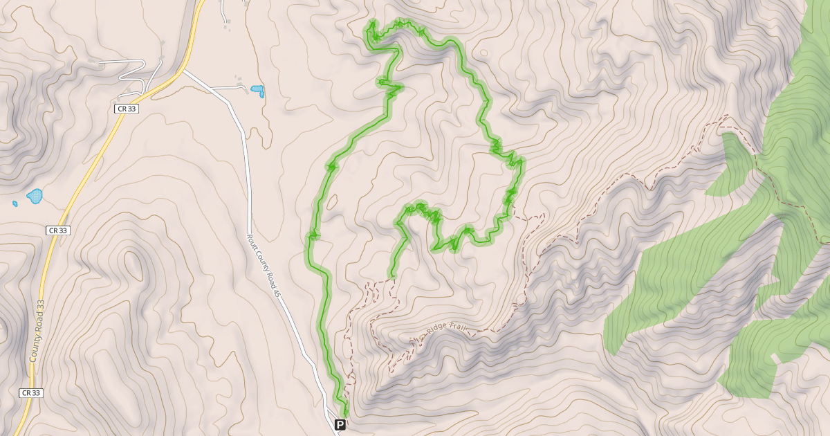 Map preview of Rotary Trail