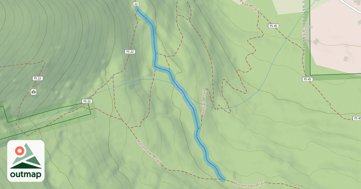 Map of Chauncey's Trail
