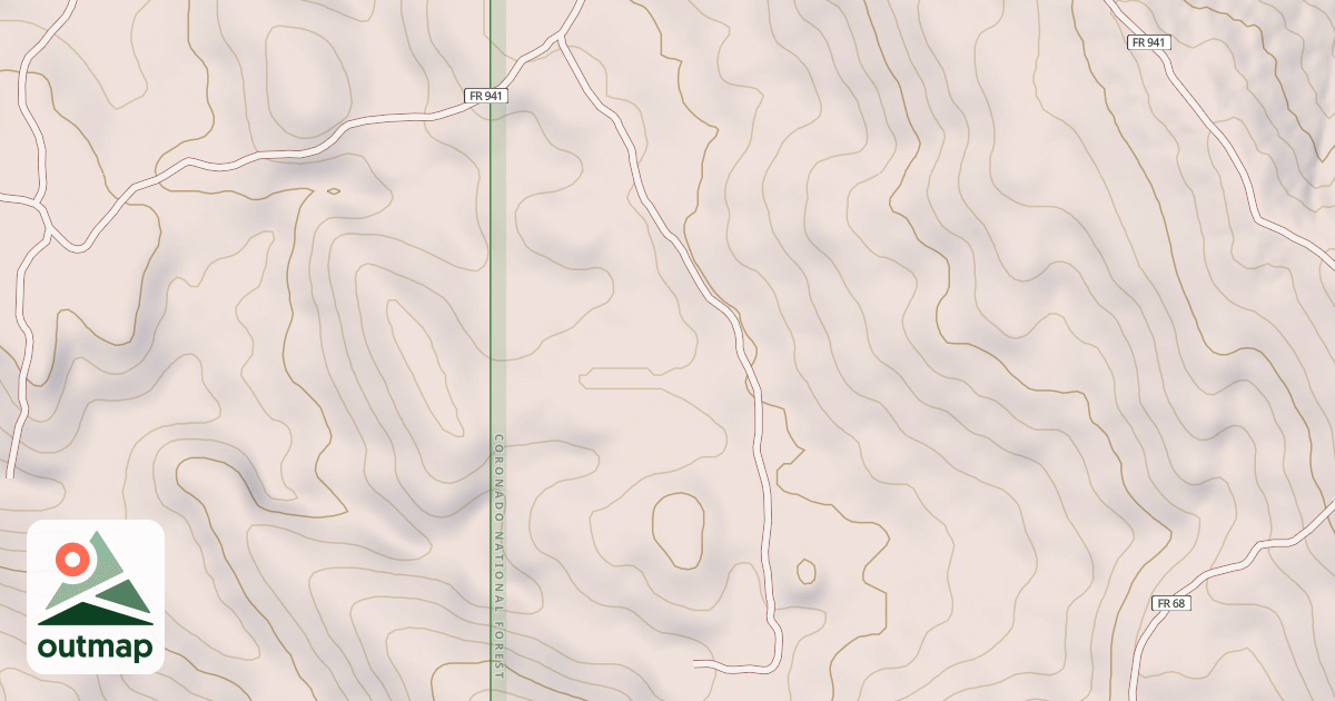 Map of USFS Motor Vehicle Use Map Roads {53A7D86A-88AB-4B11-8022-40489D2AA702}