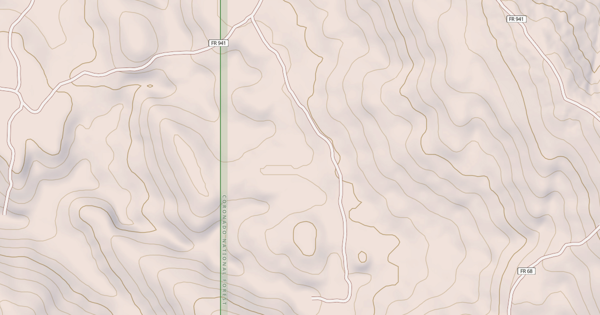 Map preview of USFS Motor Vehicle Use Map Roads {53A7D86A-88AB-4B11-8022-40489D2AA702}